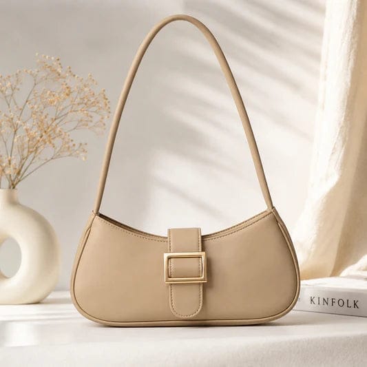 Half Buckel Moon Bag Handbag for girls - Bags for girls - Leather Bag for women